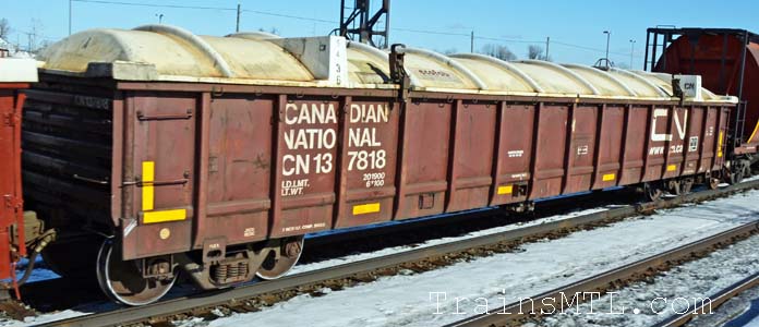 Car/wagon CN137818 unknown side / coté inconnu